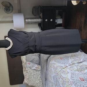 Black Halo LBD cocktail dress